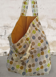 Handlenett med liten pinnemappe