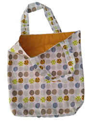 Handlenett med liten pinnemappe
