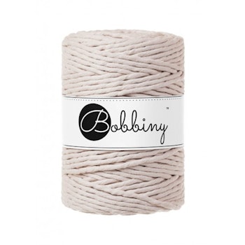 Bobbiny Macramé Cord 5 mm, Nude