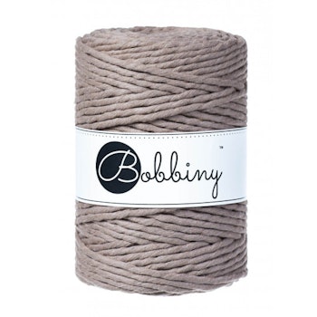 Bobbiny Macramé Cord 5 mm, Coffee