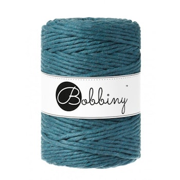 Bobbiny Macramé Cord 5 mm, Peacock blue