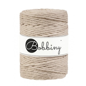 Bobbiny Macramé Cord 5 mm, Beige