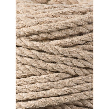 Bobbiny 3ply Macramé Rope 5 mm, Sand