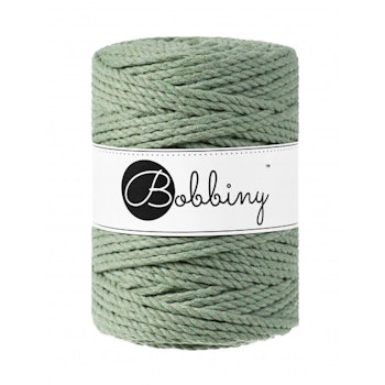 Bobbiny 3ply Macramé Rope 5 mm, Eucalyptus green