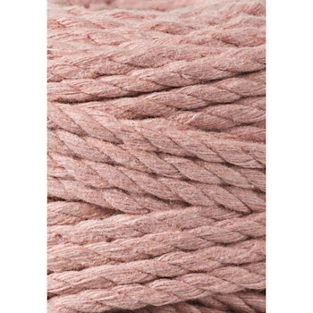 Bobbiny 3ply Macramé Rope 5 mm, Blush