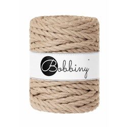 Bobbiny 3ply Macramé Rope 9 mm, Sand