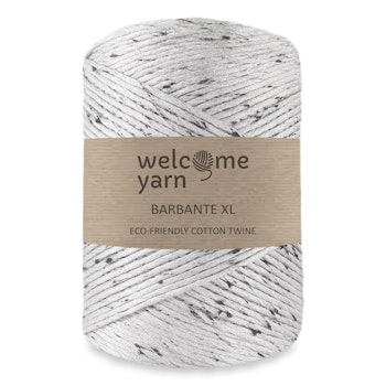 WelcomeYarn Barbante XL 3 mm, Black and grey