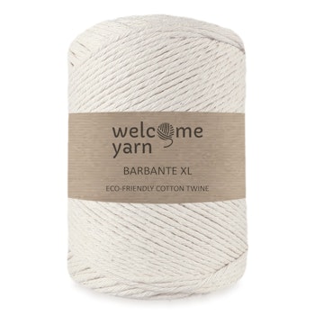 WelcomeYarn Barbante XL 3 mm mini, Natur