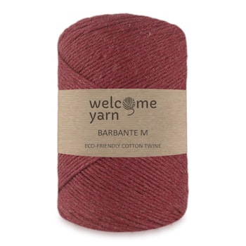WelcomeYarn Barbante M 1,5 mm, Bordeaux