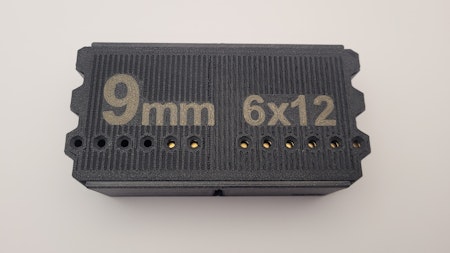 Patronboks 9mm Bikube