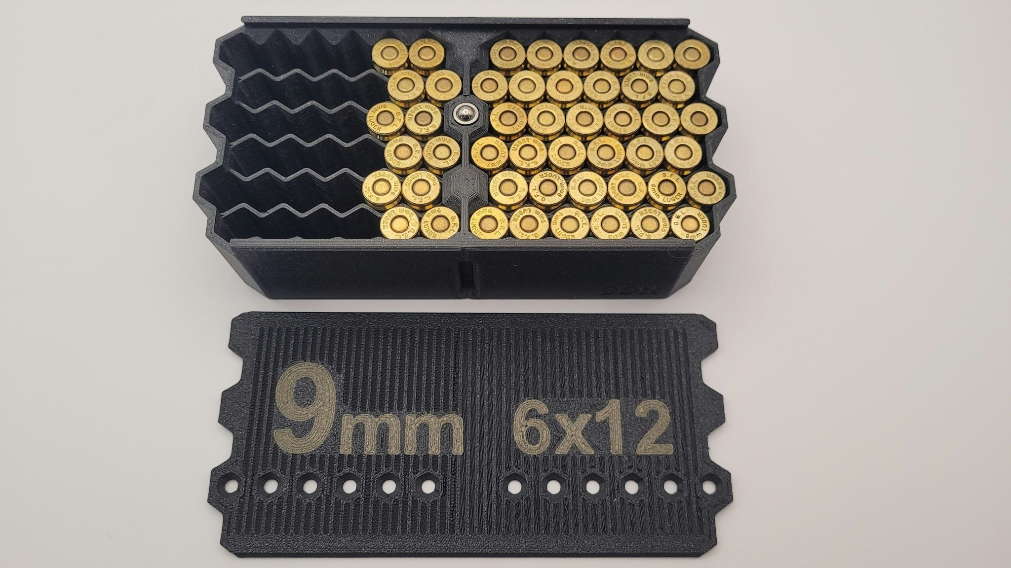 Patronboks 9mm Bikube
