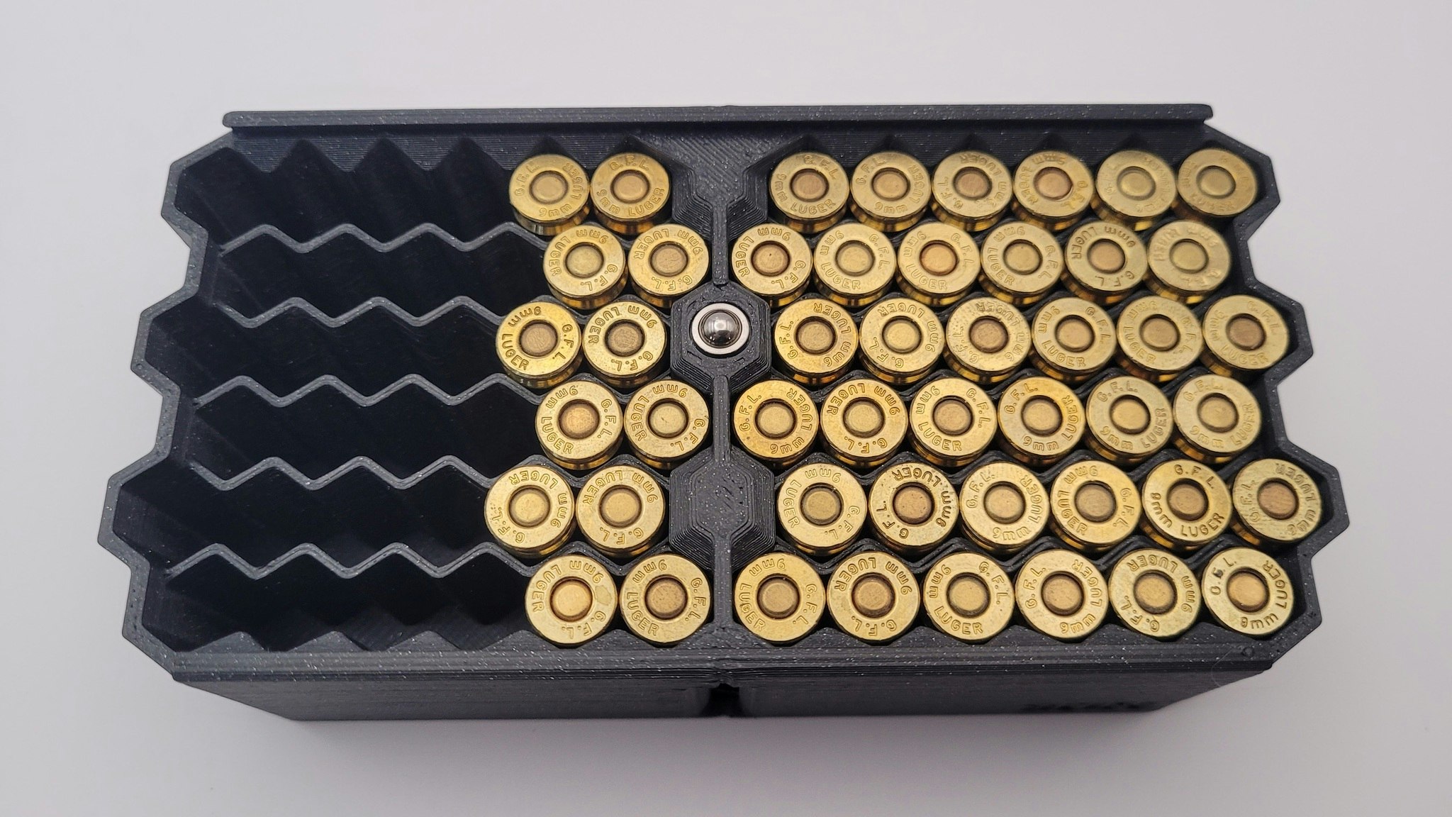 Patronboks 9mm Bikube