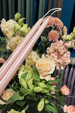 Handstöpta ljus, Rosa pärlemor
