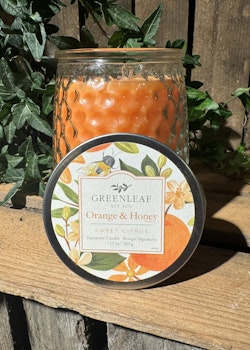 Doftljus Greenleaf - Orange & Honey