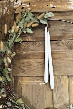 Handstöpta ljus, 35 cm Vit