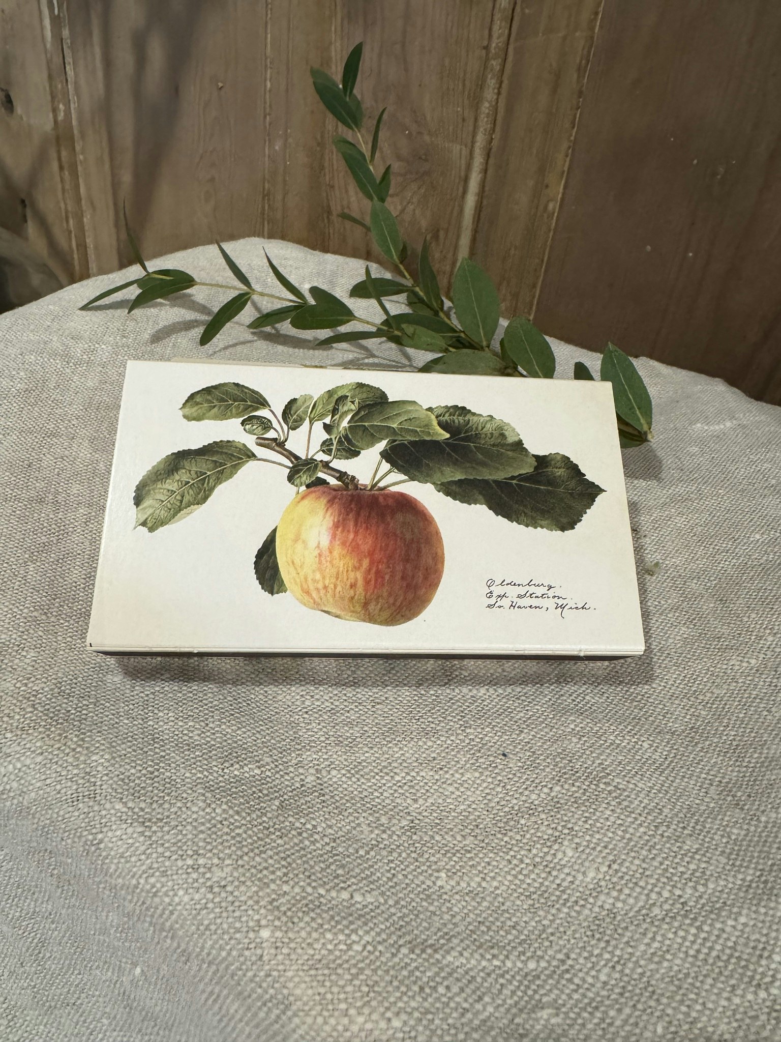 Tändstickor med äpple