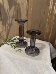 Ljushållare mörkt glas