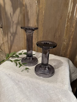 Ljushållare mörkt glas