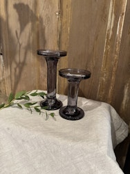 Ljushållare mörkt glas