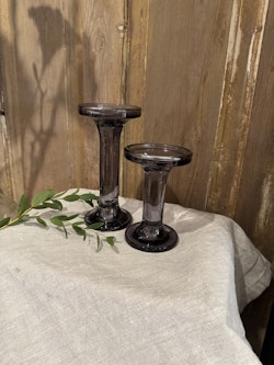 Ljushållare mörkt glas