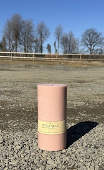 Trädgårdsljus, 20 cm, Puder