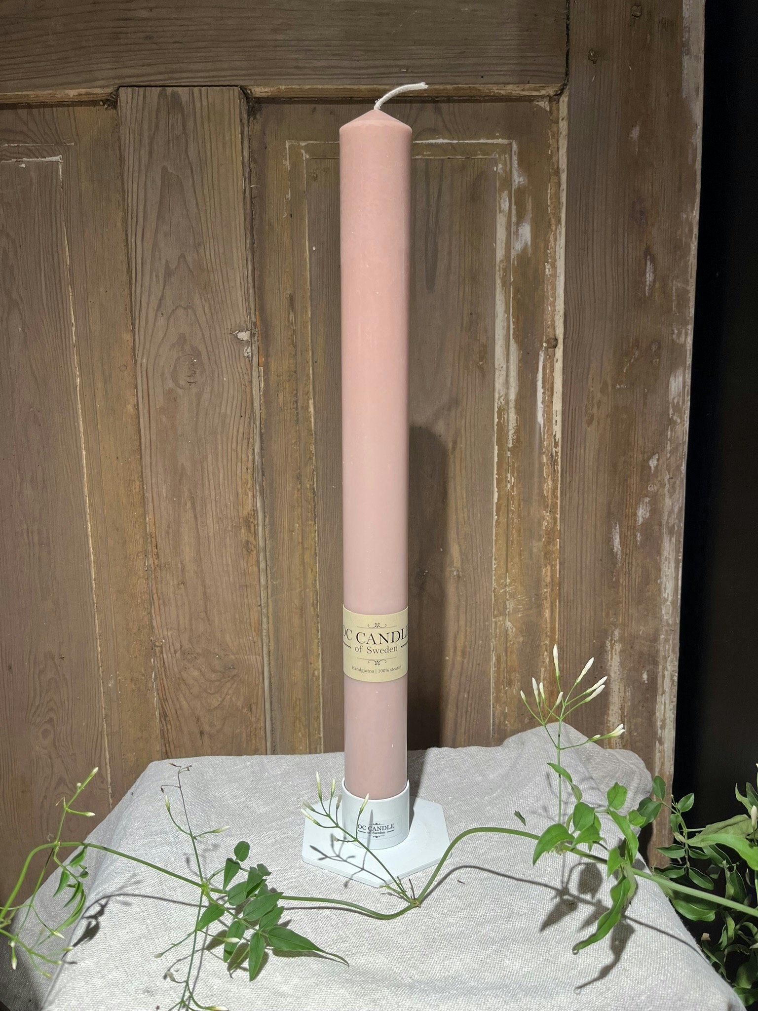 Ljusspira 40 cm Puder