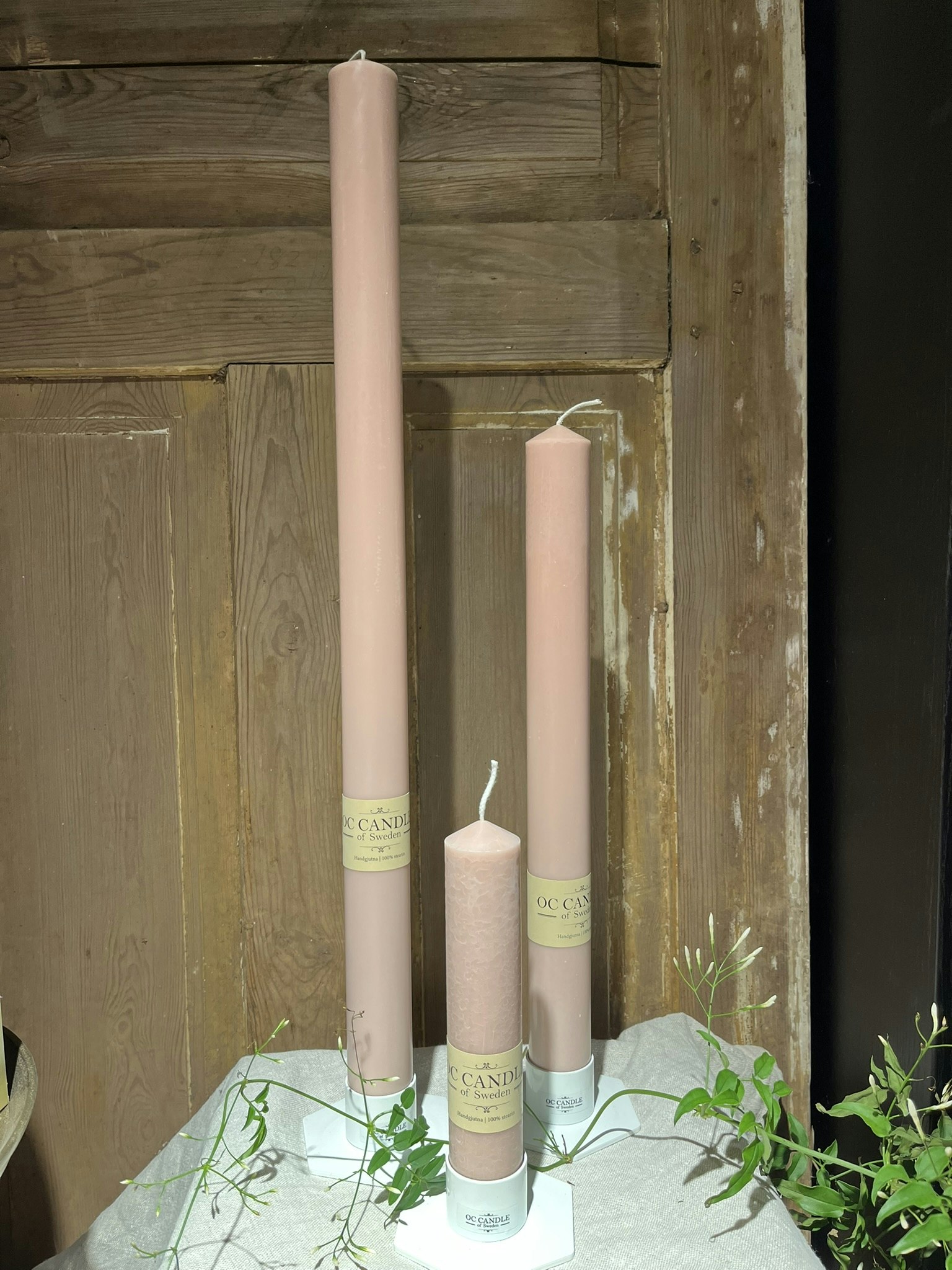 Ljusspira 60 cm Puder