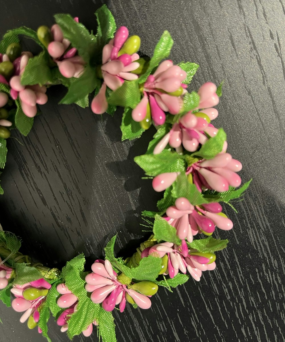 Ljusmanschett rosa, mellan.
