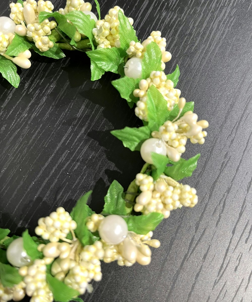 Ljusmanschett creme stor