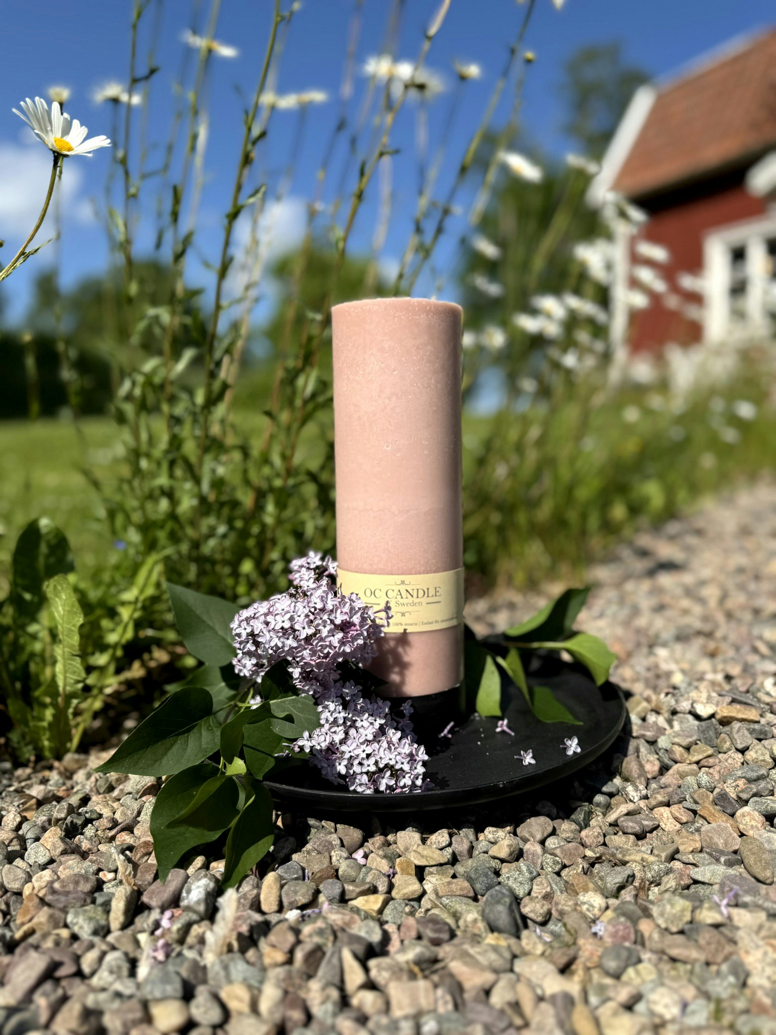 Trädgårdsljus 30 cm, PUDER