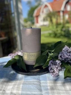 Trädgårdsljus, 20 cm, Puder