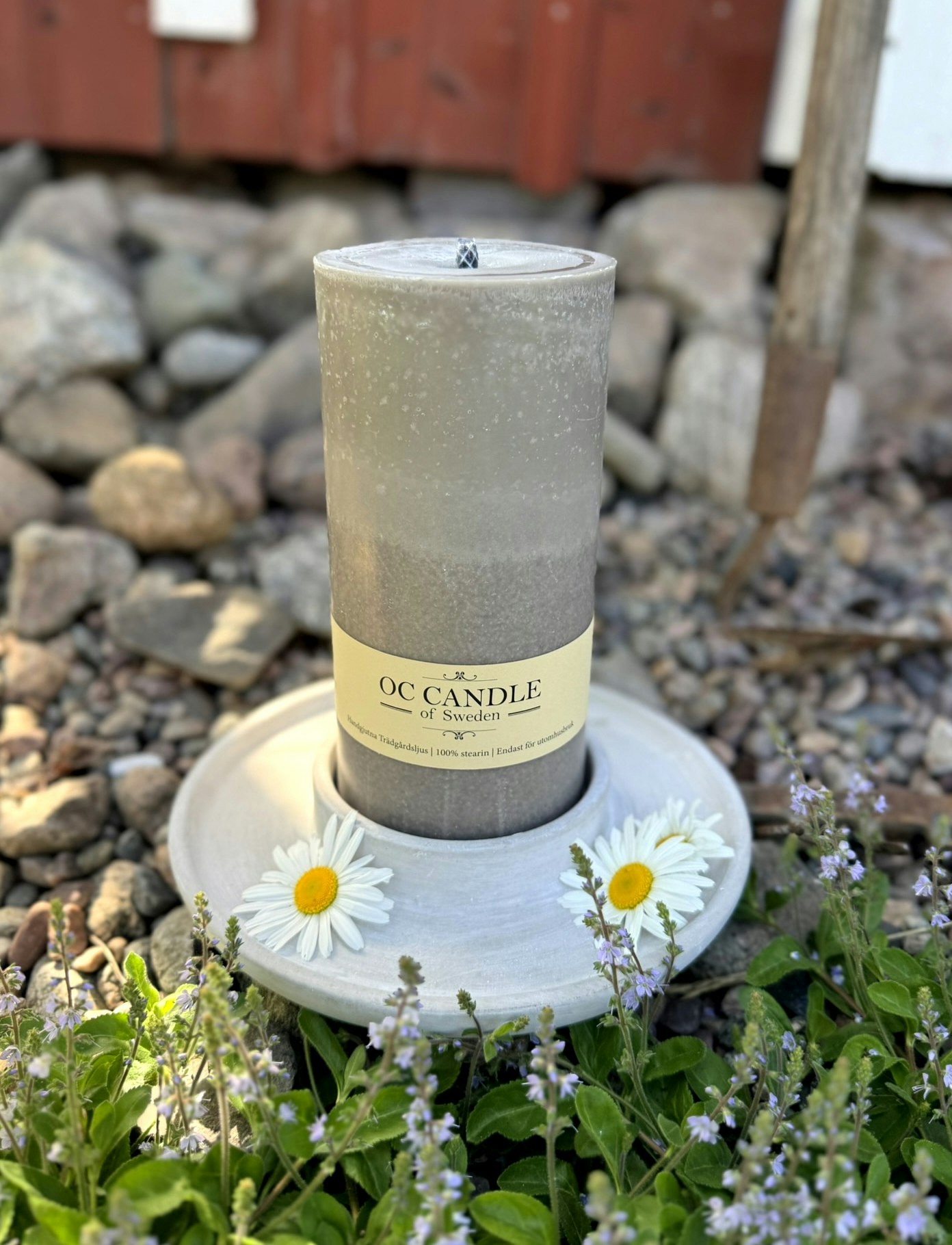 Trädgårdsljus, 20 cm, Mullvad