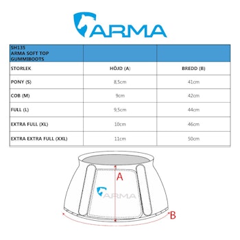 ARMA Soft Top Boots med kardborre