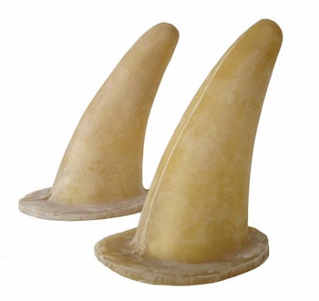 Gummiöron till huva, Finntack