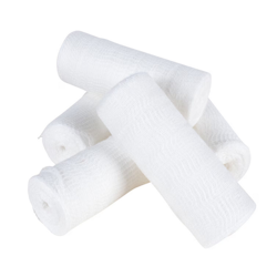 Gasbinda med vävd kant 5-pack