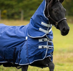 Shires Highlander 200g Combo täcke, Navy/Grey