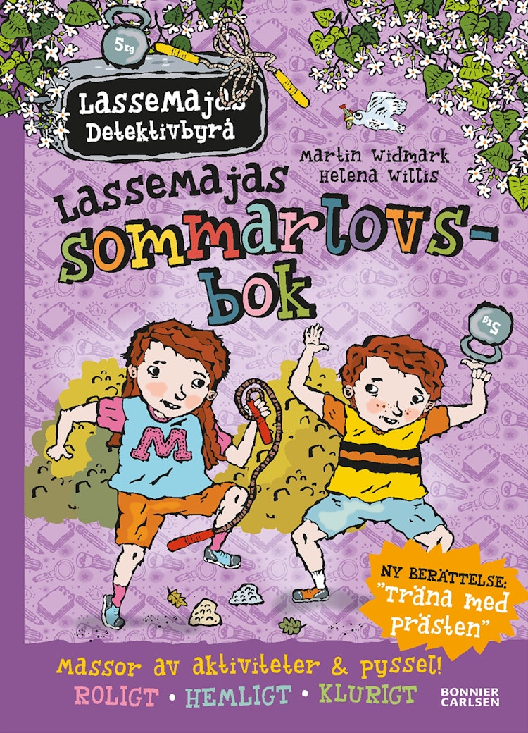 LasseMajas sommarlovsbok. Träna med Prästen - finns i Rutströms bokhandel