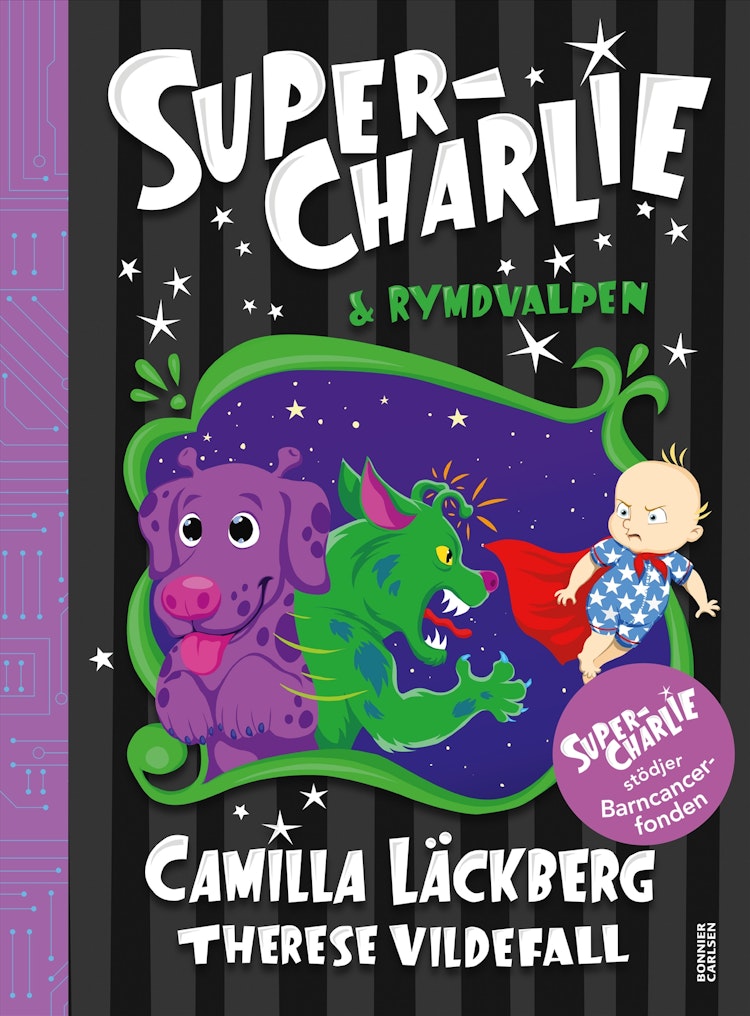 Super-Charlie och rymdvalpen - finns i Rutströms bokhandel