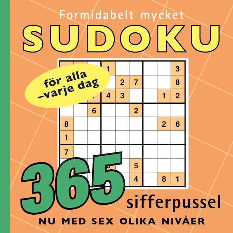 Formidabelt mycket sudoku - finns i Rutströms bokhandel
