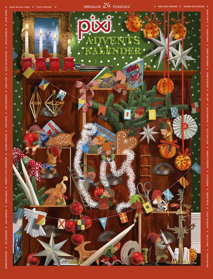 Pixi adventskalender - Filippa Widlund - finns i Rutströms bokhandel