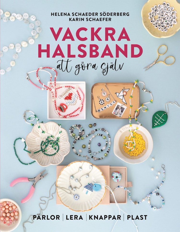 Vackra halsband att göra själv - finns i Rutströms bokhandel
