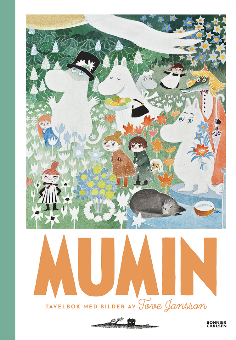 Tavelbok med bilder av Tove Jansson - finns i Rutströms bokhandel