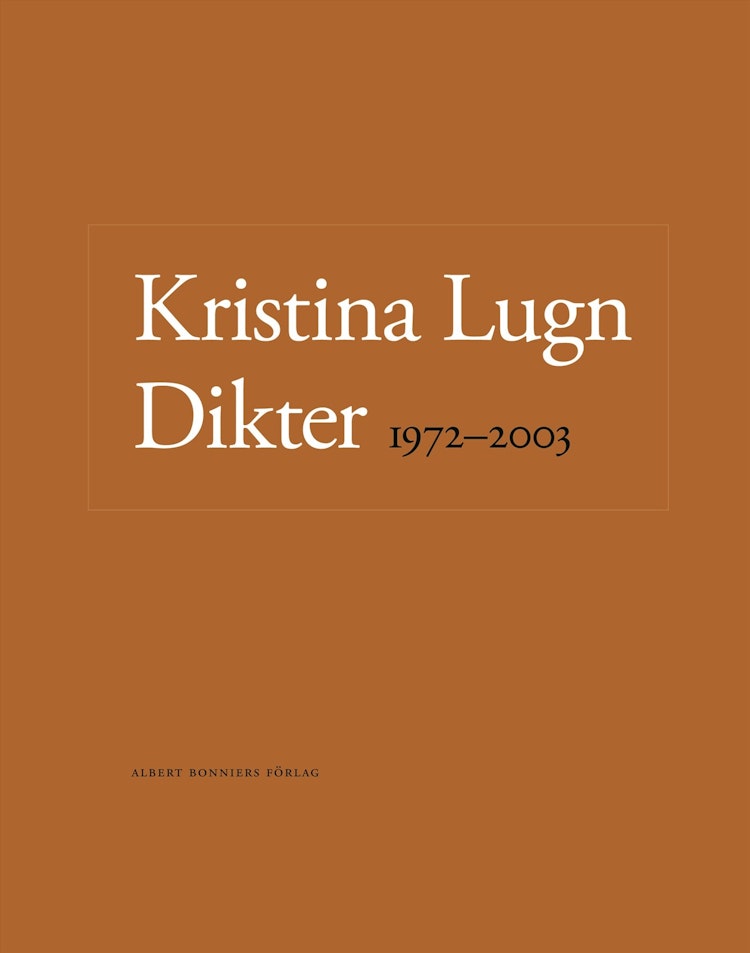 Dikter 1972-2003 - finns i Rutströms bokhandel