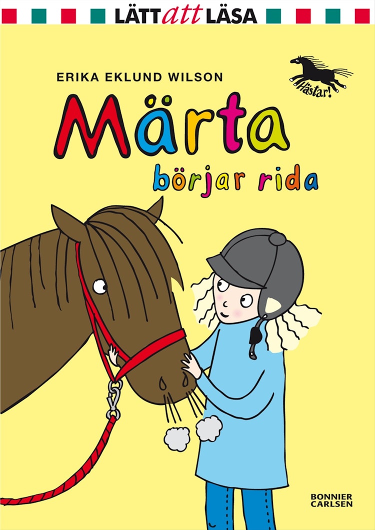 Märta börjar rida - finns i Rutströms bokhandel