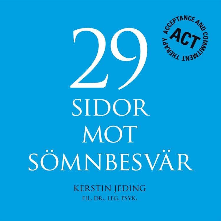 29 sidor mot sömnbesvär - finns i Rutströms bokhandel