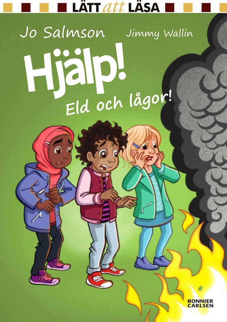 Hjälp! Eld och lågor! - finns i Rutströms bokhandel