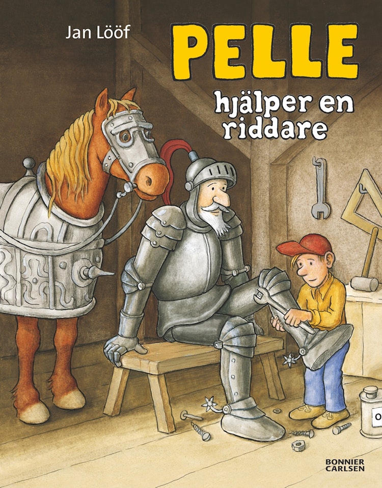 Pelle hjälper en riddare - finns i Rutströms bokhandel