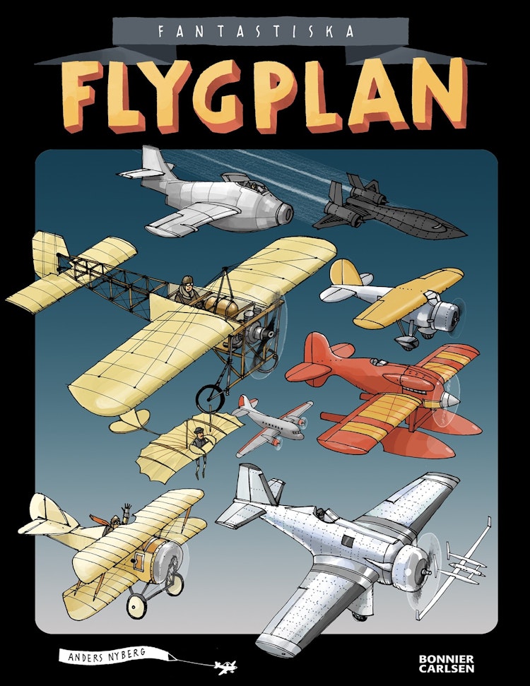 Fantastiska flygplan - finns i Rutströms bokhandel