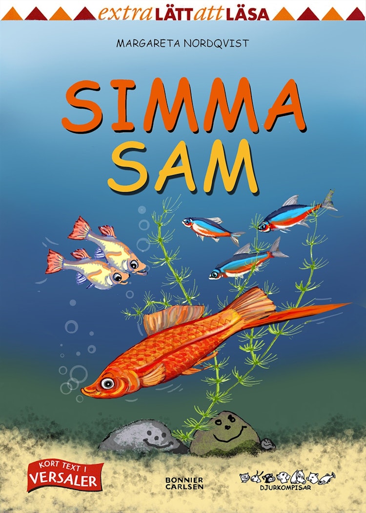 Simma Sam - finns i Rutströms bokhandel