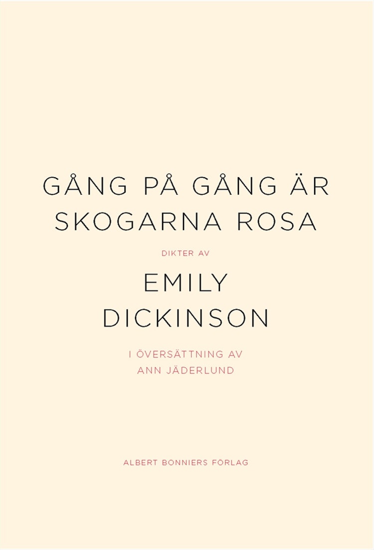 Gång på gång är skogarna rosa - finns i Rutströms bokhandel